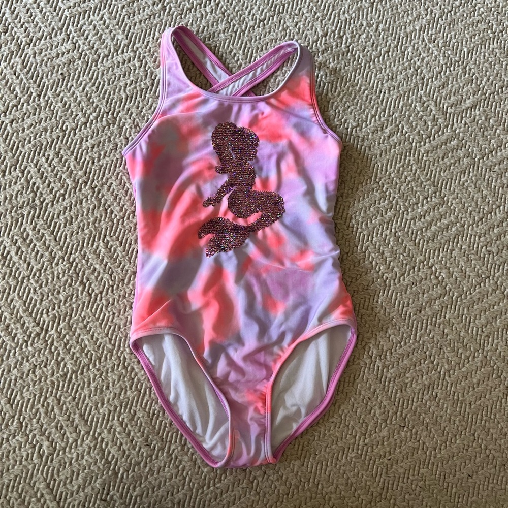 More Than Magic Mermaid Sequin Swim Suit -L